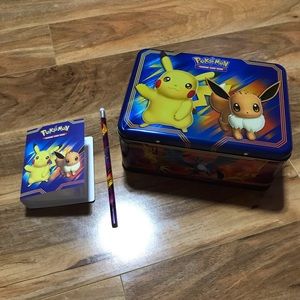 pikachu & eevee pokemon lunchbox bundle